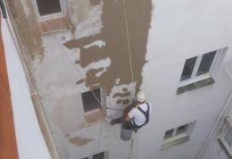 Reparación de chimenea - Trabajo en altura seguro