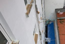Instalación de aislamiento térmico por el exterior - Fachada SATE